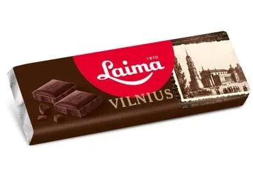 Juodasis šokoladas LAIMA VILNIUS, 20 g