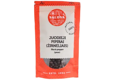 Juodieji pipirai SALDVA (žirneliai), 25 g