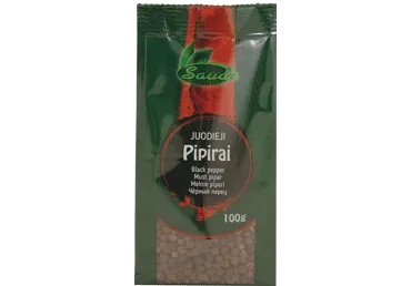 Juodieji pipirai žirneliais SAUDA, 100 g