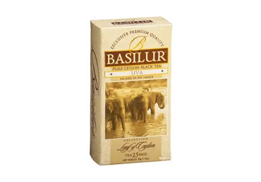 Melnā tēja BASILUR Uva 25x2g