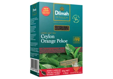 Lielo lapu melnā tēja DILMAH Cop 50g