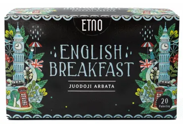 Juodoji arbata ETNO ENGLISH BREAKFAST, 40 g