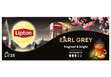 Melnā tēja LIPTON Earl Grey 25x1,5g