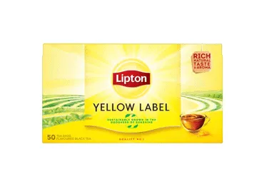 Melnā tēja LIPTON Yellow Label 50x2g