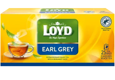 Melnā tēja LOYD Earl Grey 25x2g