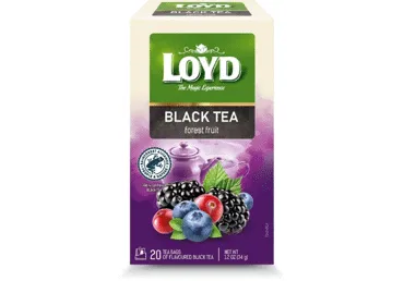 Melnā tēja LOYD ar ogām 20x1,7g