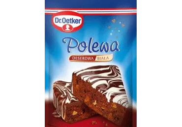Juodojo ir baltojo šokolado glajus DR. OETKER, 100 g