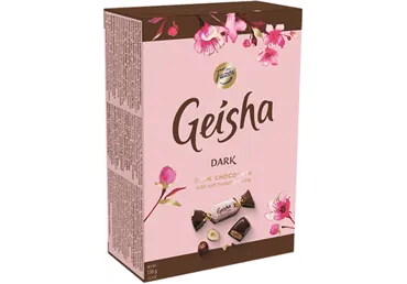 Konfekšu kārba GEISHA Dark 150g