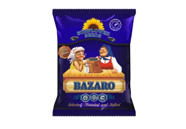 Juodos sūdytos kepintos saulėgrąžų sėklos BAZARO, 100 g
