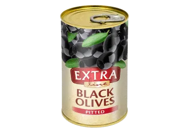 Melnās olīvas bez kauliņiem EXTRA LINE 270g