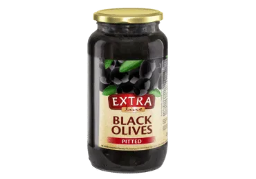 Juodosios alyvuogės be kauliukų EXTRA LINE, 880 g