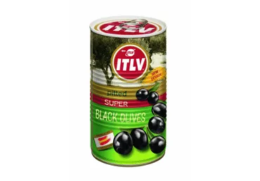 Juodosios alyvuogės ITLV SUPER be kauliukų, 350 g