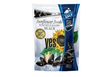 Juodosios saulėgrąžos su kristalizuota druska YES, 150 g