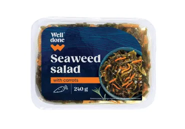 Marinuotų jūrų dumblių salotos su morkomis WELL DONE, 240 g