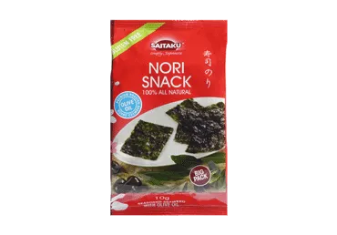 Jūrų dumblių užkandis SAITAKU NORI, 10 g