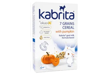 Putra KABRITA kazas piena-daudzgraudu-ķirbju 6+ 180g