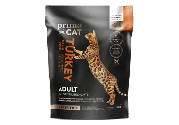 Kačių ėdalas PRIMACAT su kalakutiena, 400 g, 400 g