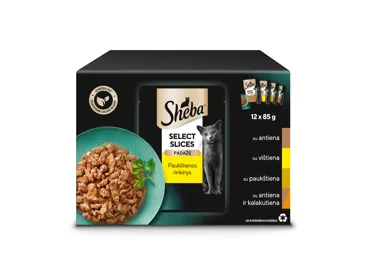 Kačių ėdalas su paukštiena SHEBA, 1.02 kg