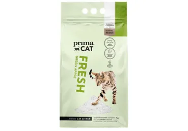 Kačių kraikas PRIMACAT Fresh, obuolių kvapo, 5 l, 5 l