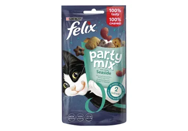 Kačių skanėstas FELIX PARTY OCEAN MIX, 60 g