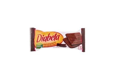 Kakaviniai sausainiai DIABETA su fruktoze, 90 g