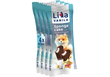 Kakavinių batonėlių rinkinys LILA VANILA 35,5% rieb., 4x30 g