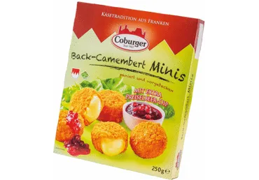 Kamamberas su spanguolių padažu COBURGER, 6 % rieb. s. m., 250 g