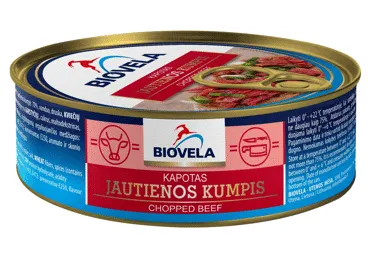 Kapotas jautienos kumpis BIOVELA, 240 g