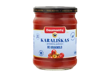 KARALIŠKAS Daumantų pomidorų padažasbe be krakmolo, 500 g