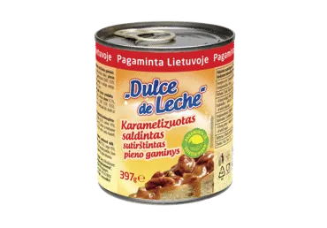 Karam. sald. sutiršt. pieno gaminys DULCE DE LECHE, 6% rieb., 397 g