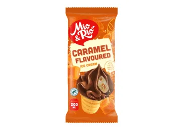 Karameliniai ledai MIO&RIO su sūdytos karamelės įdaru, 96 g