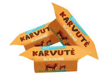 Karameliniai saldainiai SKRIVERU KARVUTĖ, 1 kg