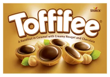 Karameliniai saldainiai TOFFIFEE su lazdynų riešutų kremu, 200 g