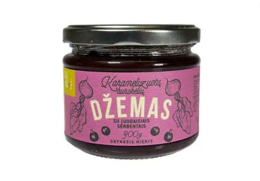 Karamelizuotų burokėlių džemas SKANOVE su juod. serbentais, 300 g