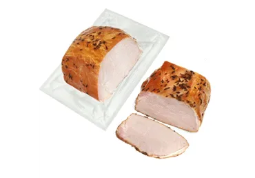 Karštai rūkyta kiaulienos filė su kmynais BIOVELA, I r., 1 kg
