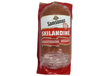 Karštai rūkyta SKILANDINĖ dešra SAMSONAS, a. r., 500 g