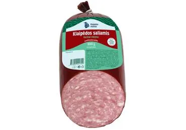 Karštai rūkytas Klaipėdos saliamis KLAIPĖDOS MAISTAS, a.r., 500 g