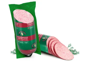 Karštai rūkytas KREKENAVOS servelatas, a. r., 400 g