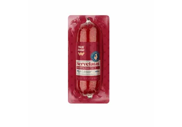 Karštai rūkytas WELL DONE servelatas, a. r., 300 g