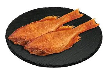 Karštai rūkyti gelminiai jūriniai ešeriai (Sebastes alutus), 1 kg
