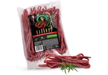 Karštai rūkytos KABANOSY dešrelės dujose, I. r., 500 g