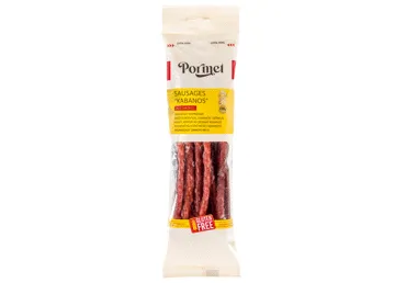 Karštai rūkytos KABANOS dešrelės PORMET, I r., 120 g