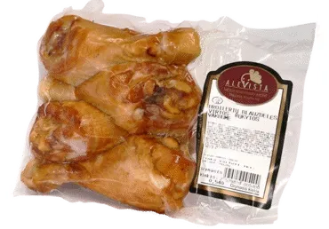 Karštai rūkytos, virtos broilerių blauzdelės vakuume, I r., 1 kg