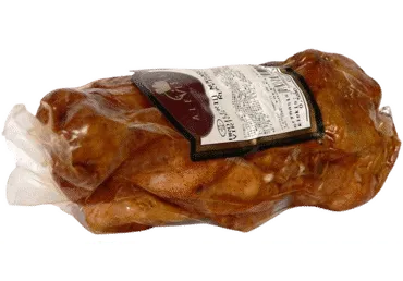 Karštai rūkytos, virtos broilerių nugarėlės vakuume, I r., 1 kg