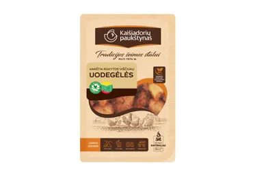 Karštai rūkytos viščiukų broilerių uodegėlės, nerūšinės, 250 g