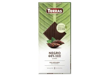 Kartusis šokoladas TORRAS su saldikliais, 100 g