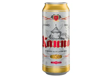 KAUNO šviesusis alus skardinėje, 5 %, 500 ml