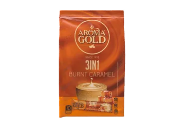 Kavos gėrimas AROMA GOLD 3 IN 1, skrudintos karamelės skonio, 170 g