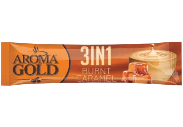Kavos gėrimas AROMA GOLD 3IN1, skrudintos karamelės skonio, 17 g