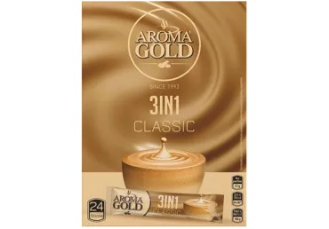 Kavos gėrimas AROMA GOLD CLASSIC 3IN1, 408 g